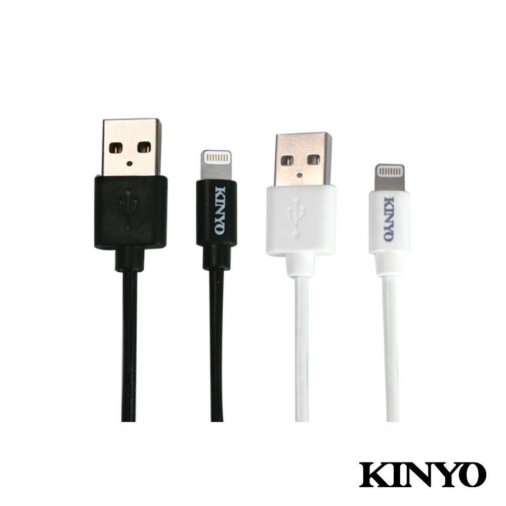 KINYO Lightning編織充電傳輸線1.2M (USBAP111)