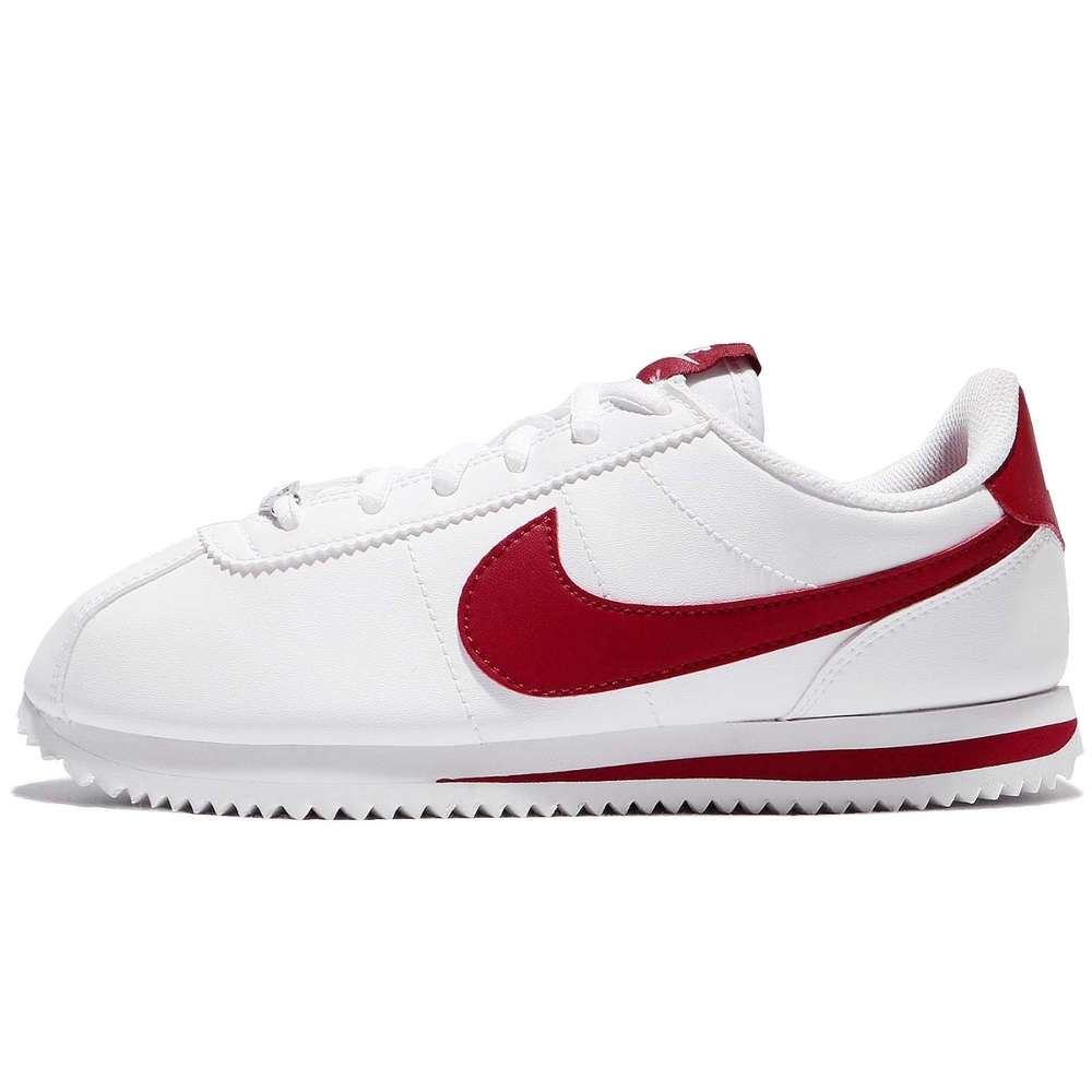 Nike 阿甘鞋Cortez Basic Sl GS 大童女鞋白紅經典休閒鞋904764-101