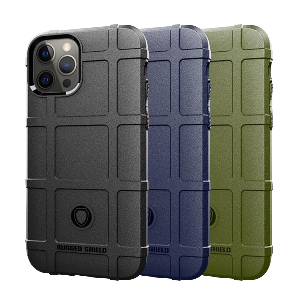 QinD Apple iPhone 12/12 Pro 戰術護盾保護套