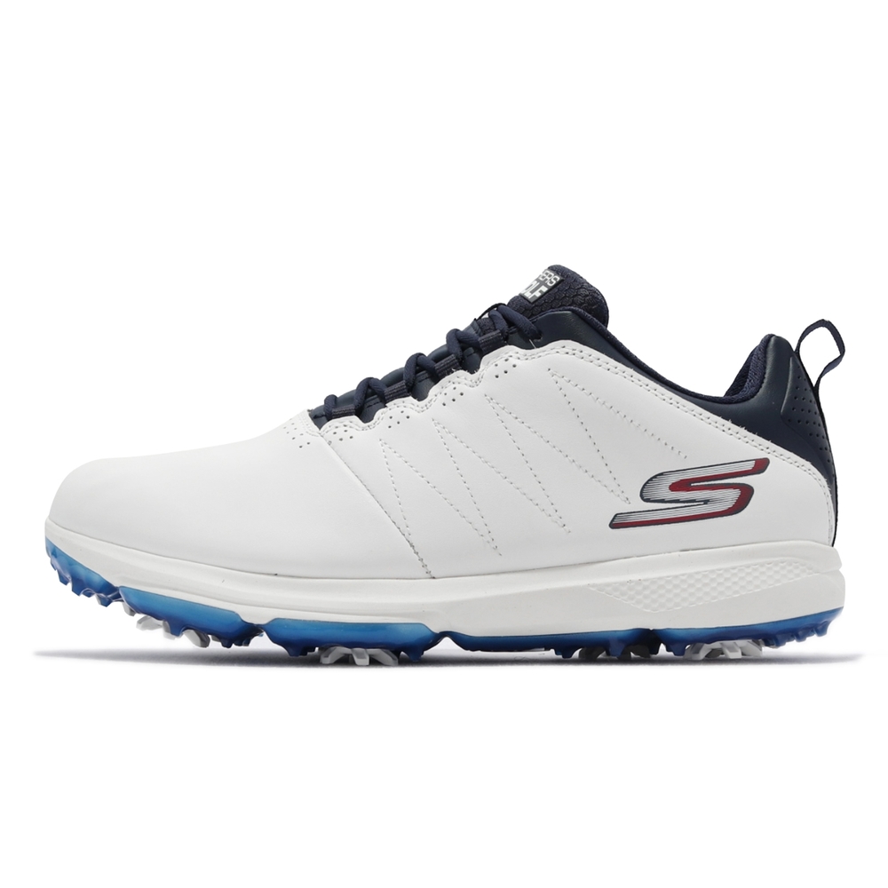 Skechers 高爾夫球鞋Go Golf PRO 4 男鞋緩衝緩震防水皮革鞋面輕巧靈敏