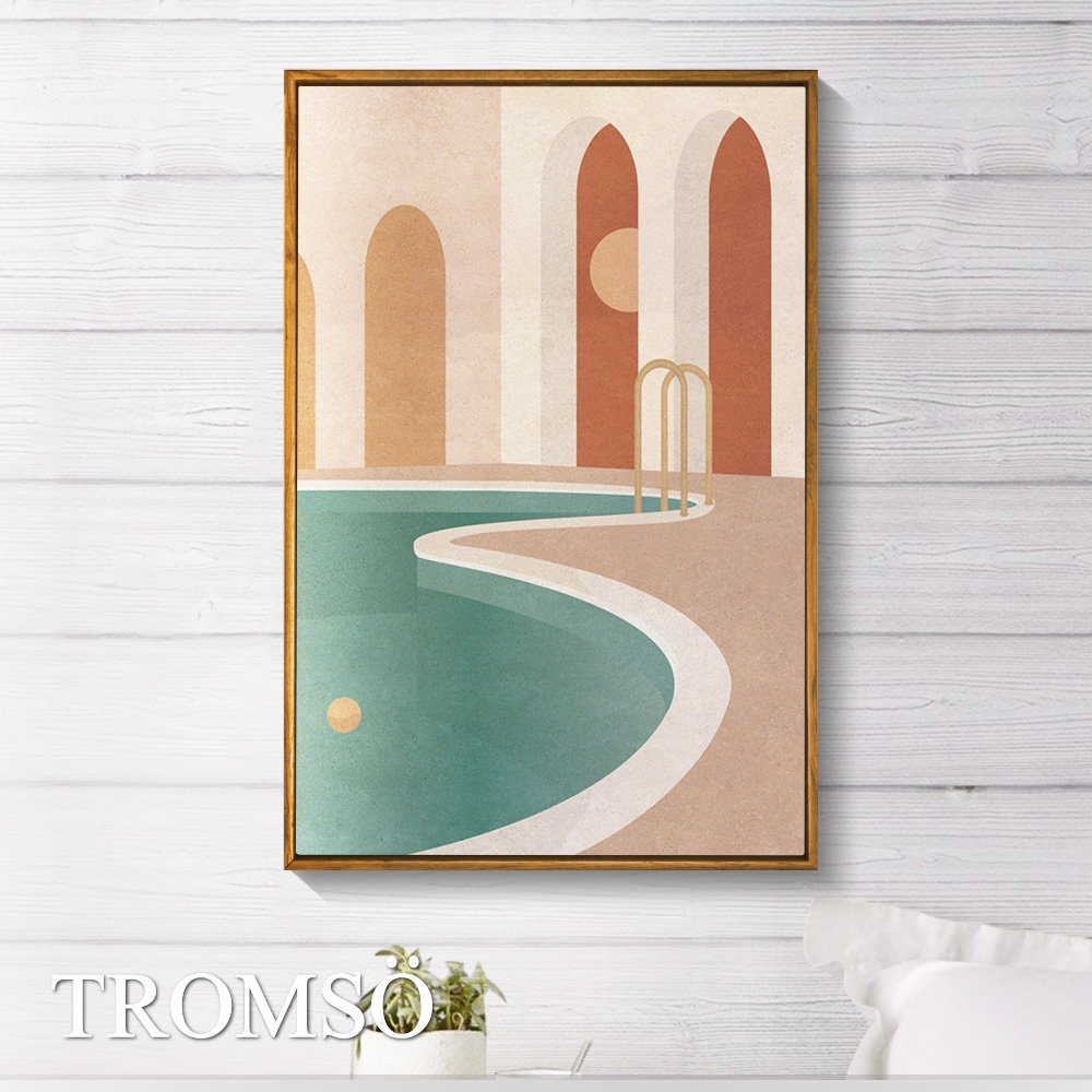 TROMSO北歐生活版畫有框畫-羅馬生活WA215(40x60cm)