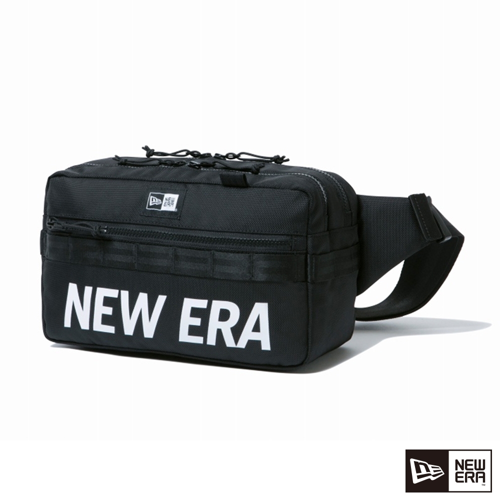 NEW ERA SQUARE 方型腰包 黑 文字標