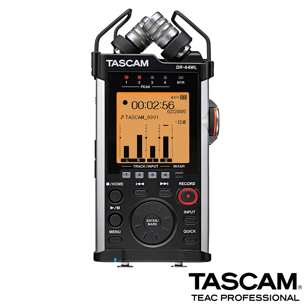 【日本TASCAM】攜帶型數位錄音機 DR-44WL