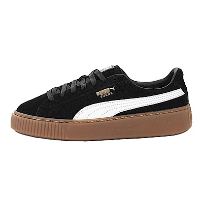 puma suede platform khaki