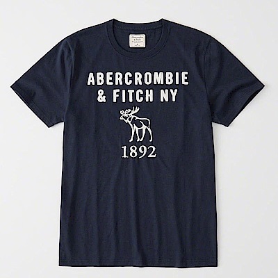 AF a&f Abercrombie & Fitch 短袖 T恤 藍 0948
