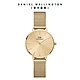 Daniel Wellington DW 手錶 Petite Unitone 28mm幻彩香檳金米蘭金屬錶 DW00100473 product thumbnail 1