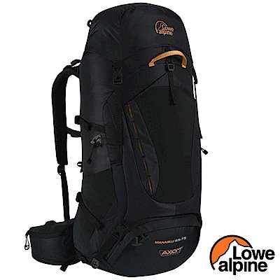 英國 LOWE ALPINE Manaslu 65:75 輕量透氣健行登山背包_黑