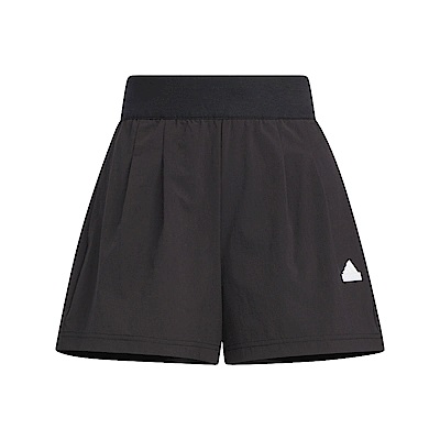 Adidas Tech WV Shorts [IM8827] 女 短褲 運動 休閒 尼龍 寬鬆 日常 舒適 黑