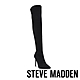 STEVE MADDEN-DESIGNATE 素面尖頭高跟過膝靴-黑色 product thumbnail 1