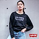 Levis 女款 重磅大學T 全一色亮面膠印Logo 寬鬆休閒版型 product thumbnail 2