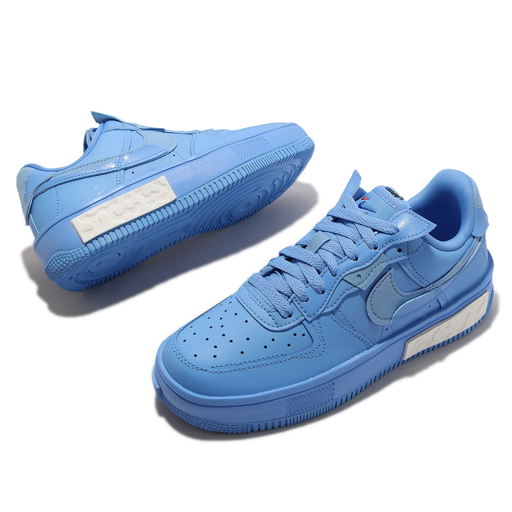 Nike 休閒鞋Air Force 1 Fontanka 女鞋水藍AF1 University Blue DH1290