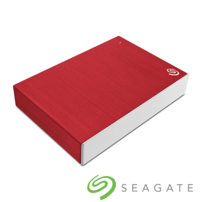 Seagate Backup Plus Portable 4TB 外接硬碟-櫻桃紅