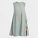 adidas 洋裝 女款 運動洋裝 長版上衣 亞規 W C ESC DRESS 綠 HU0248 product thumbnail 1