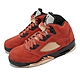 Nike Wmns Air Jordan 5 Retro Dunk on Mars 女鞋 紅 黑 麂皮 DD9336-800 product thumbnail 1