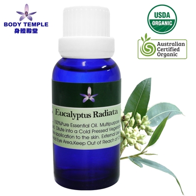 Body Temple 有機尤加利芳療精油(Eucalyptus Radiata)30ml