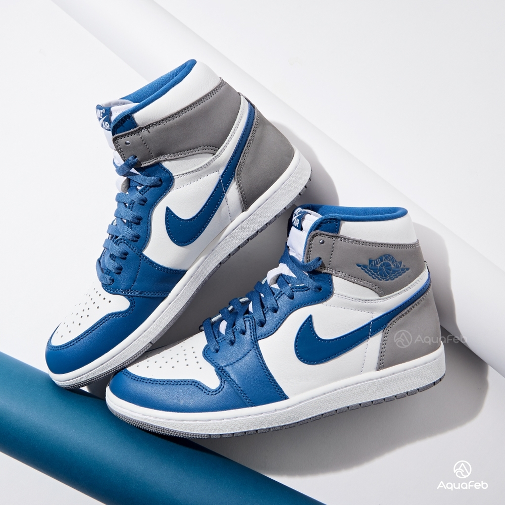 Nike Jordan 1 Retro High OG True Blue 男鞋藍白色喬丹休閒鞋DZ5485