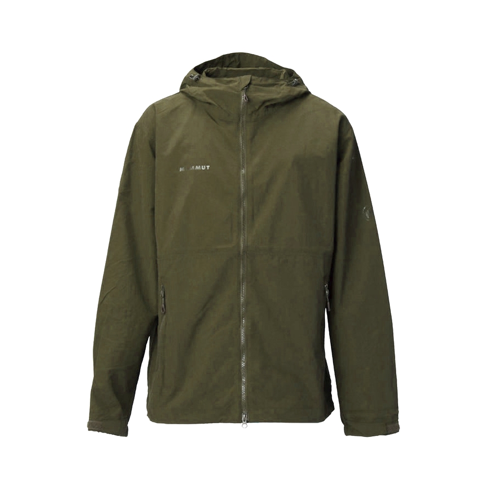 Mammut 長毛象】Hiking WB Hooded Jacket AF Men 健行連帽風衣外套綠鬣