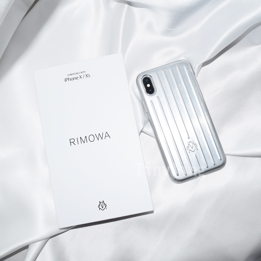 RIMOWA 鋁合金手機殼 iPhone X/XS (經典銀)