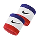 Nike 護腕 Swoosh Wristbands 男女款 球類運動 一對兩隻入 勾勾 白 藍 紅 黑 N000156562-0OS product thumbnail 1