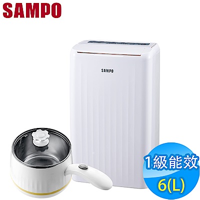 SAMPO聲寶 6L 1級清淨除濕機 AD-WA712T + 奇美鍋 EP-02MC20