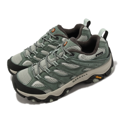 Merrell 登山鞋 Moab 3 GTX 女鞋 綠 黑 防水 避震 黃金大底 郊山 戶外 ML036316