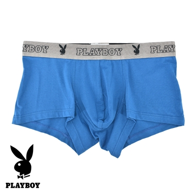 【PLAYBOY】彈性棉貼身平口褲