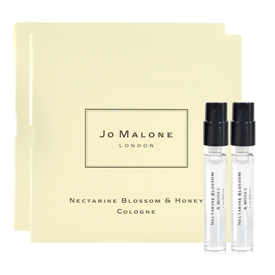 Jo Malone 杏桃花與蜂蜜 針管小香 1.5ml (紙卡版) 超值2入香水 Nectarine Blossom & Honey