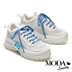 休閒鞋 MODA Luxury街頭潮流異材質繽紛膠感厚底休閒鞋－白 product thumbnail 1