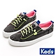 Keds KICKBACK 舒適免綁帶水洗感休閒鞋-黑 product thumbnail 1