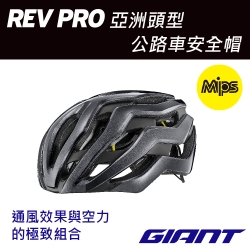 GIANT  REV PRO 亞洲頭型公路車安全帽