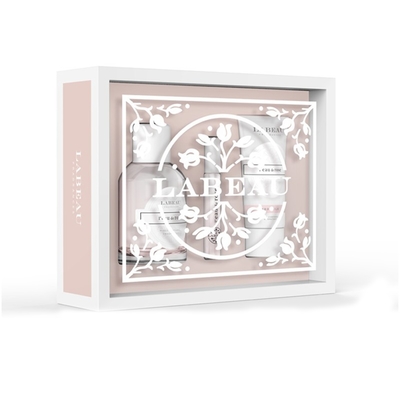 【包損商品】LABEAU 純淨花園玫瑰淡香水禮盒II (Rose)【淡香水100ml+淡香水7.5ml+沐浴膠100ml】