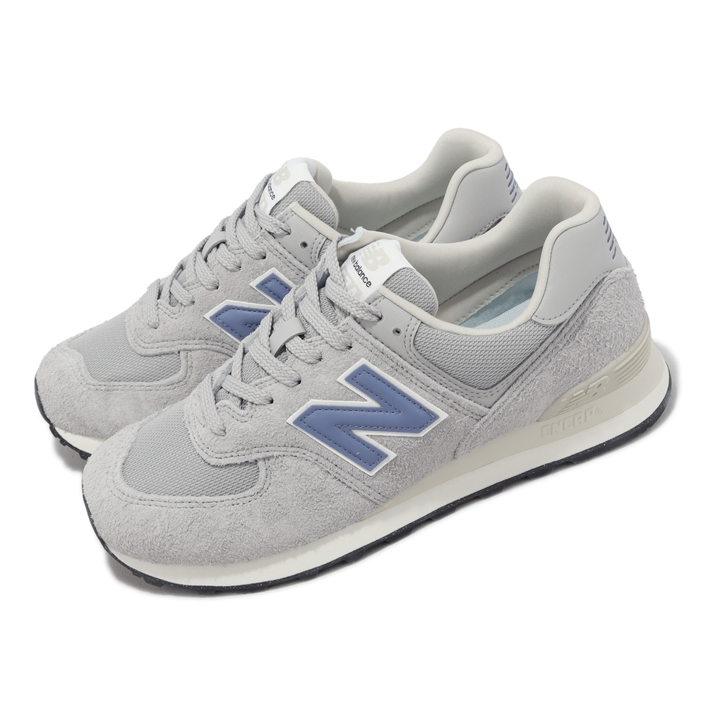 New Balance 休閒鞋 574 男鞋 女鞋 灰 藍 麂皮 復古 緩震 運動鞋 NB 紐巴倫 U574SGB-D