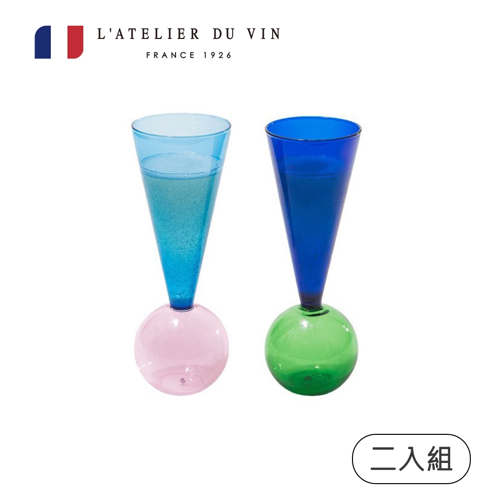 【L’Atelier du Vin】Le Duo泡泡慶典香檳杯2入禮盒