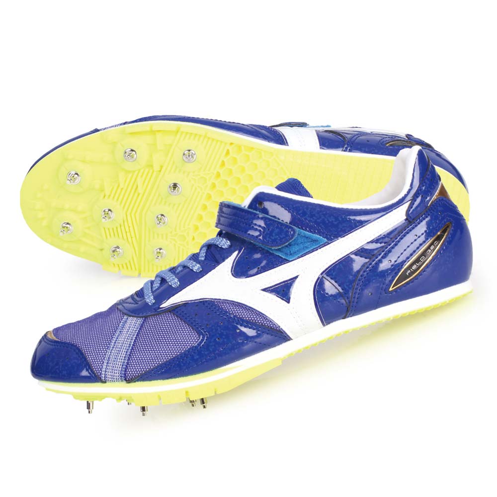 MIZUNO FIELD GEO LJ-B-日製男女田徑釘鞋- 跳遠U1GA194001 藍