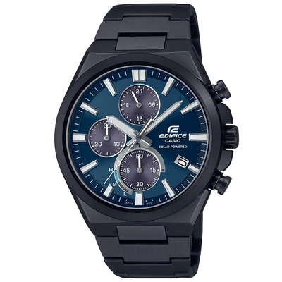 CASIO 卡西歐 EDIFICE 太陽能 電量顯示 計時腕錶 母親節 禮物 44mm / EQS-950DC-2AV