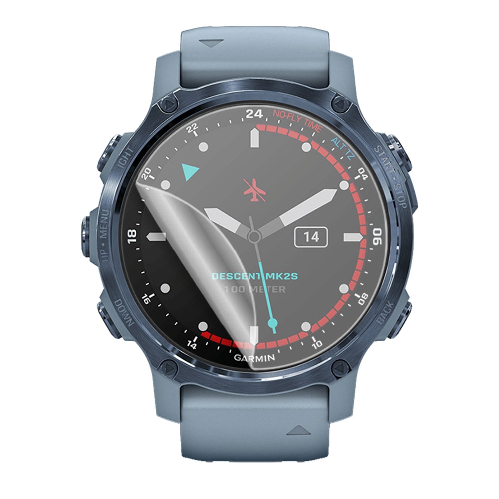 o-one小螢膜 Garmin Descent Mk2S 手錶保護貼兩入組