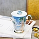 【Royal Duke】油畫系列骨瓷皇室杯365ML(多款任選 大容量 馬克杯 骨瓷 咖啡杯 杯子 水杯 杯 梵谷 莫內) product thumbnail 15