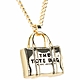 MARC JACOBS THE TOTE BAG CHARM 托特包造型項鍊(金色) product thumbnail 1