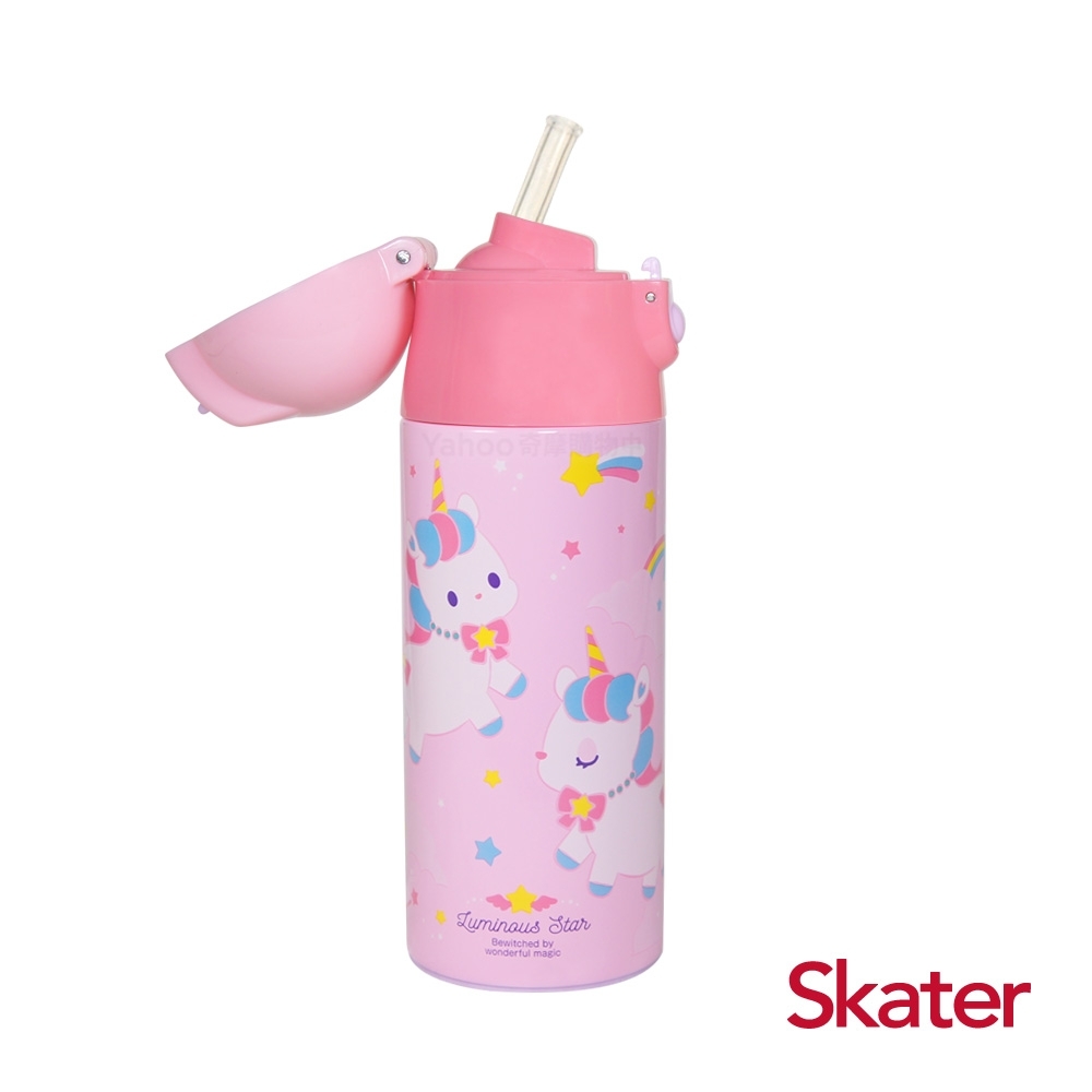 Skater不鏽鋼保溫吸管瓶(360ml) 獨角獸