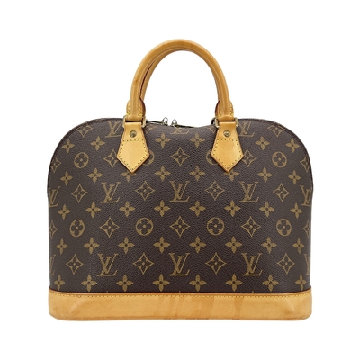 二手品 Louis Vuitton Monogram Alma PM 手提包(咖)