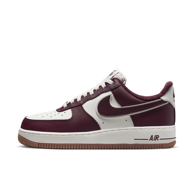 NIKE AIR FORCE 1 07 LV8 男休閒運動鞋-白紅-DQ7659102