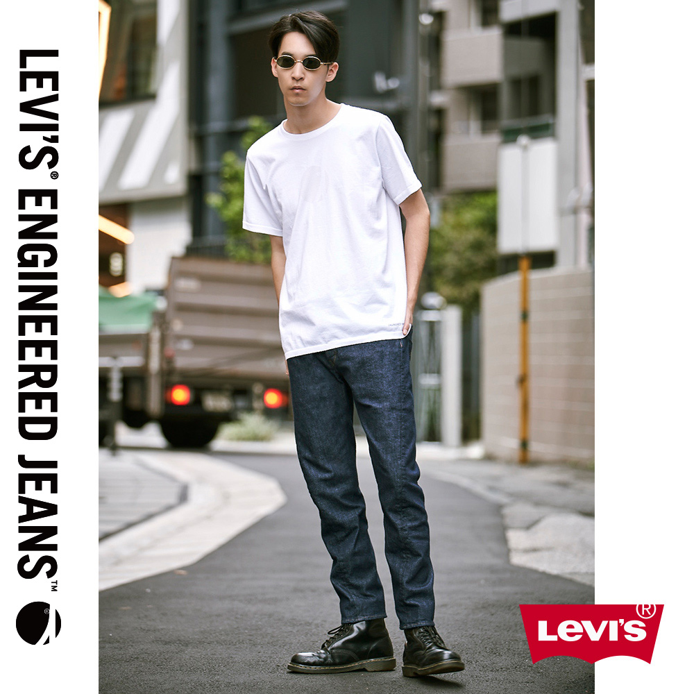 Levis 男款 上寬下窄 512低腰修身牛仔褲 LEJ 3D褲 海報款