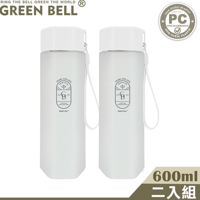 GREEN BELL 綠貝PC手提花森水壺600ml(2入)