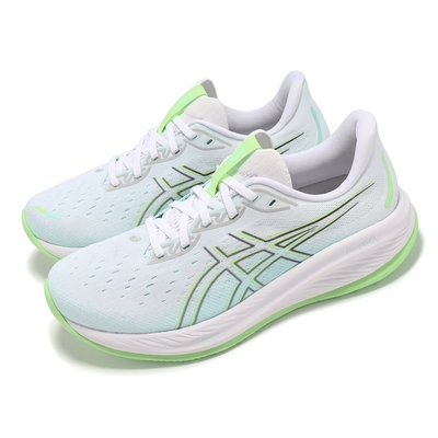 Asics 慢跑鞋 GEL-Cumulus 26 男鞋 白 綠 緩衝 厚底 運動鞋 亞瑟士 1011B792100