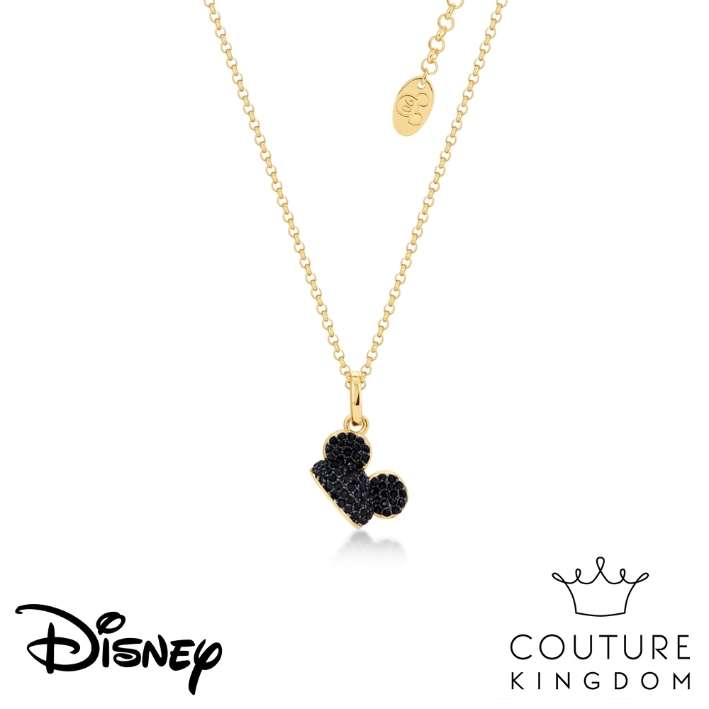Disney Jewellery by Couture Kingdom 米奇黑水晶鍍金項鍊
