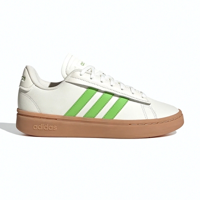 Adidas White Grand Court Alpha Shoes 女鞋 灰綠色 皮革 運動 休閒鞋 IG0661