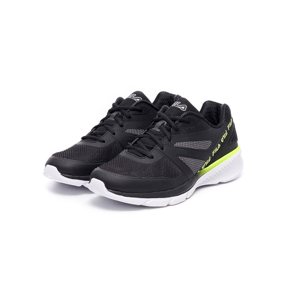 FILA MEMORY CRYPTONIC 9 男慢跑鞋-黑色 1-J030W-016