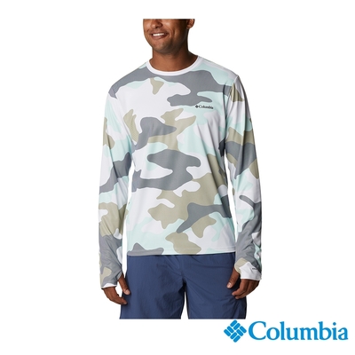 Columbia 哥倫比亞 男款 - UPF50抗曬快排長袖上衣-多色迷彩 UAE07580MQ / S22