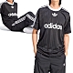 Adidas Adicolor Poly T 男款 黑色 寬鬆 T 卹 圓領 上衣 運動 休閒 短袖 IU2341 product thumbnail 1