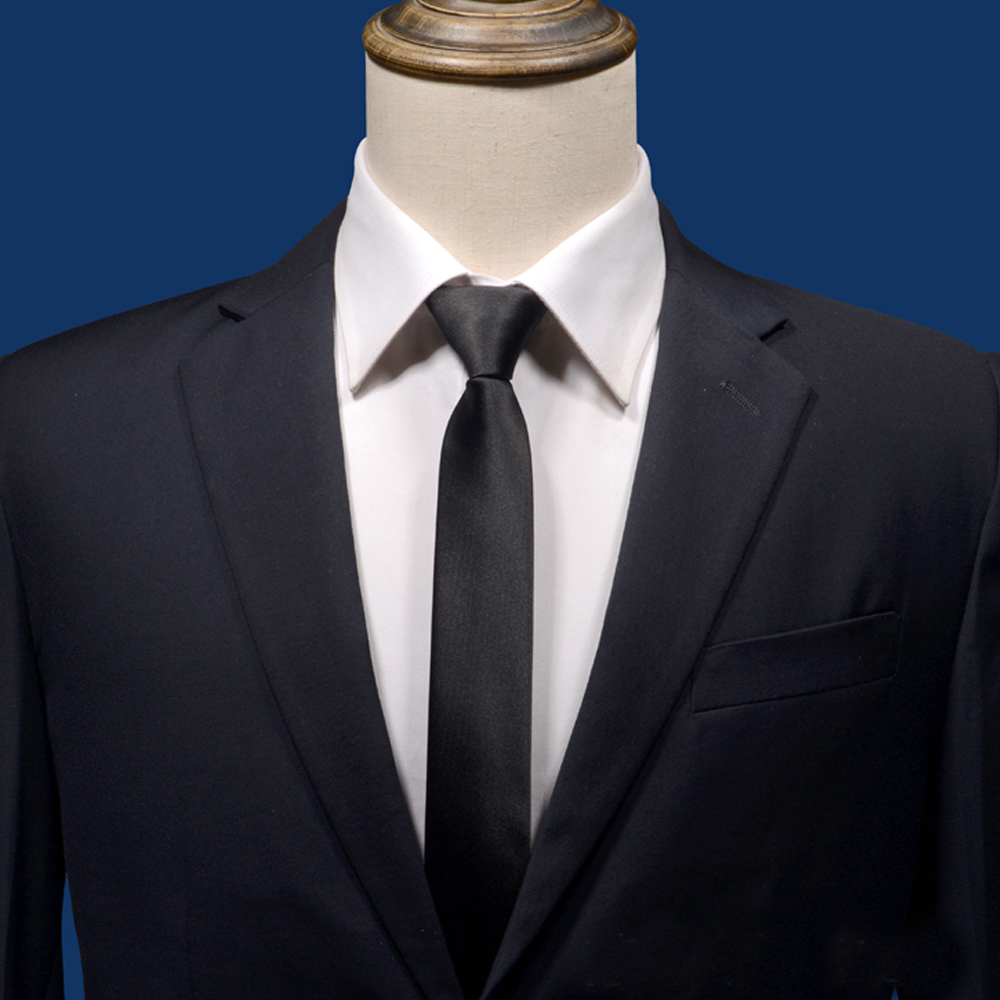 拉福   領帶6cm中窄版領帶亞質拉鍊領帶